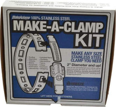 Made in USA - 2" Diam, Hose Clamp Kit - Top Tool & Supply