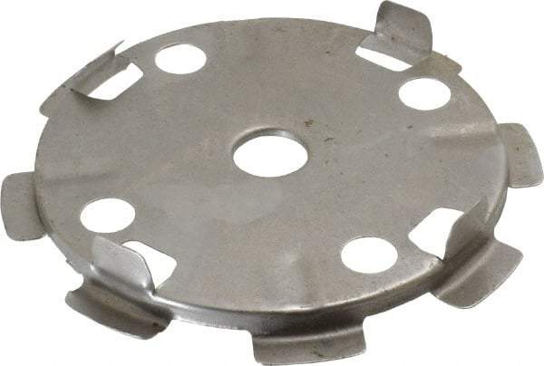 Divine Brothers - Buffing Wheel Center Plate - 3/4" ID x 5" OD, 5" Buff Center Diam - Top Tool & Supply