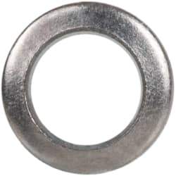 Made in USA - #2 Screw, Grade 300 Stainless Steel Standard Flat Washer - 0.089" ID x 0.149" OD, 0.016" Thick, Passivated Finish, Meets Military Specifications - Top Tool & Supply