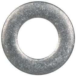 Made in USA - #4 Screw, Grade 300 Stainless Steel Standard Flat Washer - 0.115" ID x 0.209" OD, 0.032" Thick, Passivated Finish, Meets Military Specifications - Top Tool & Supply