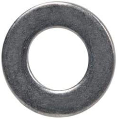 Made in USA - #6L Screw, Grade 300 Stainless Steel Standard Flat Washer - 0.143" ID x 0.267" OD, 0.016" Thick, Passivated Finish, Meets Military Specifications - Top Tool & Supply