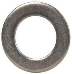 Made in USA - 7/16" Screw, Grade AN960 Stainless Steel Standard Flat Washer - 0.453" ID x 3/4" OD, 0.063" Thick, Passivated Finish, Meets Military Specifications - Top Tool & Supply