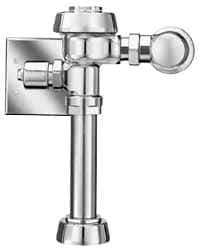 Sloan Valve Co. - 1-1/2" Spud Coupling, 3/4" Pipe, Closet Automatic Flush Valve - Handle Opening, 1.6 Gal per Flush, Metal Cover, Powered by Electrical Line with 24 Volt Step Down Transformer - Top Tool & Supply