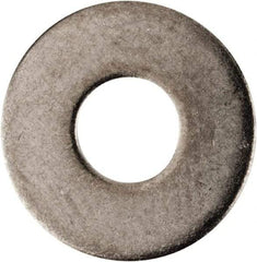 Made in USA - #4L Screw, Grade AN960 Stainless Steel Standard Flat Washer - 1/8" ID x 0.312" OD, 0.016" Thick, Passivated Finish, Meets Military Specifications - Top Tool & Supply