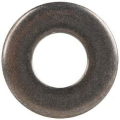 Made in USA - #10 Screw, Grade AN960 Stainless Steel Standard Flat Washer - 0.203" ID x 0.438" OD, 0.063" Thick, Passivated Finish, Meets Military Specifications - Top Tool & Supply