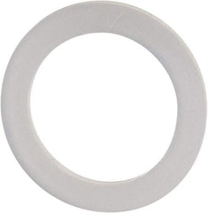 Made in USA - 3/8" Screw, Grade 6/6 Nylon Standard Flat Washer - 7/16" ID x 5/8" OD, 0.031" Thick, Plain Finish - Top Tool & Supply