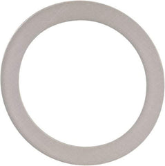 Made in USA - 1/2" Screw, Grade 6/6 Nylon Standard Flat Washer - 9/16" ID x 3/4" OD, 0.031" Thick, Plain Finish - Top Tool & Supply