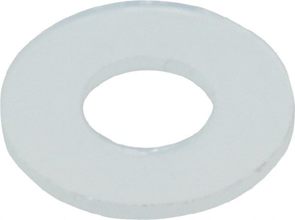 8″ Screw Standard Flat Washer: Nylon, Uncoated 0.194″ ID, 5/8″ OD, 0.013″ Thick