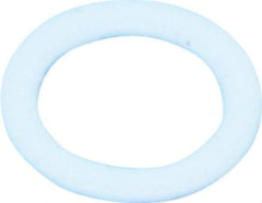 Made in USA - #8 Screw, PTFE Standard Flat Washer - 0.197" ID x 0.28" OD, 0.015" Thick, Plain Finish - Top Tool & Supply