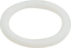 Made in USA - 1/4" Screw, PTFE Standard Flat Washer - 0.26" ID x 0.337" OD, 0.025" Thick, Plain Finish - Top Tool & Supply