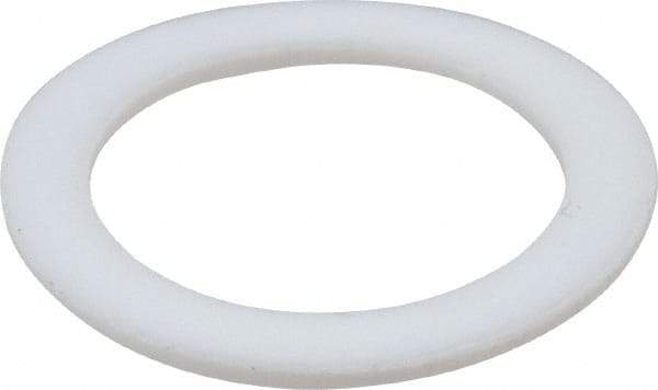 Made in USA - 1/2" Screw, PTFE Standard Flat Washer - 1/2" ID x 0.688" OD, 0.031" Thick, Plain Finish - Top Tool & Supply