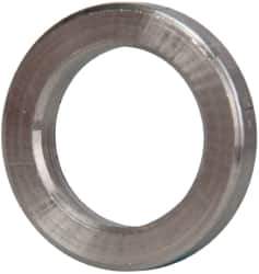 Made in USA - 1/8" Thick, 0.505" Inside x 3/4" OD, Round Shim - 7/16" Screw, Uncoated 300 Stainless Steel - Top Tool & Supply