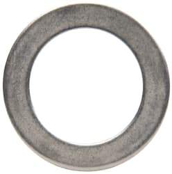 Made in USA - 0.02" Thick, 0.505" Inside x 3/4" OD, Round Shim - 7/16" Screw, Uncoated 302/304 Stainless Steel - Top Tool & Supply