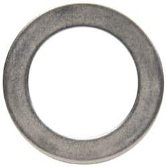 Made in USA - 0.02" Thick, 0.505" Inside x 3/4" OD, Round Shim - 7/16" Screw, Uncoated 302/304 Stainless Steel - Top Tool & Supply