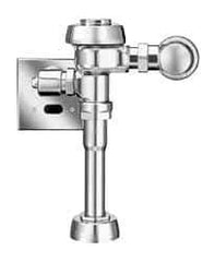 Sloan Valve Co. - 1-1/4" Spud Coupling, 3/4" Pipe, Urinal Automatic Flush Valve - Handle Opening, 3.5 Gal per Flush, Metal Cover, Powered by Electrical Line with 24 Volt Step Down Transformer - Top Tool & Supply