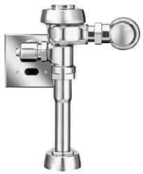 Sloan Valve Co. - 1-1/4" Spud Coupling, 3/4" Pipe, Urinal Automatic Flush Valve - Handle Opening, 1 Gal per Flush, Metal Cover, Powered by Electrical Line with 24 Volt Step Down Transformer - Top Tool & Supply