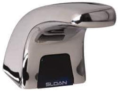 Sloan Valve Co. - Chrome Single Hole Pedestal Electronic & Sensor Faucet without Mixer - Powered by 6 VAC, Standard Spout - Top Tool & Supply