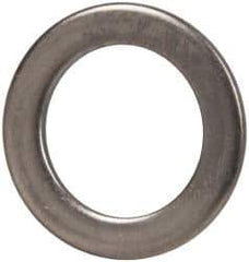 Made in USA - 0.09" Thick, 3/4" Inside x 1-1/8" OD, Round Shim - 5/8" Screw, Uncoated 302/304 Stainless Steel - Top Tool & Supply