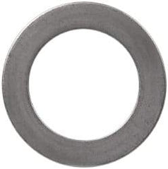 Made in USA - 0.03" Thick, 1" Inside x 1-1/2" OD, Round Shim - 7/8" Screw, Uncoated 302/304 Stainless Steel - Top Tool & Supply