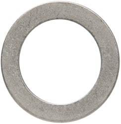 Made in USA - 0.06" Thick, 1-1/8" Inside x 1-5/8" OD, Round Shim - Uncoated 302/304 Stainless Steel - Top Tool & Supply