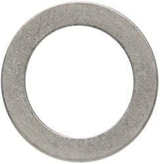 Made in USA - 0.06" Thick, 1-1/8" Inside x 1-5/8" OD, Round Shim - Uncoated 302/304 Stainless Steel - Top Tool & Supply