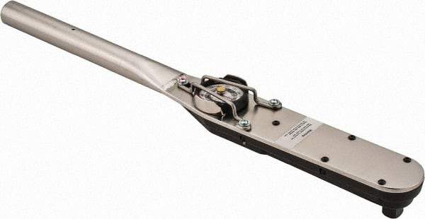 Proto - 3/4" Drive Dial Torque Wrench - 350 Ft/Lb Torque, 27-7/8" OAL, 10 Ft/Lb Graduation, Fixed Head - Top Tool & Supply