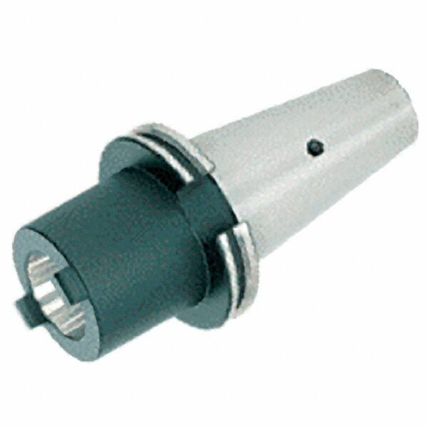 Iscar - CAT50 Outside Taper, ISO40 Inside Taper, CAT to ISO Taper Adapter - 2.762" Projection, 2.48" Nose Diam - Exact Industrial Supply