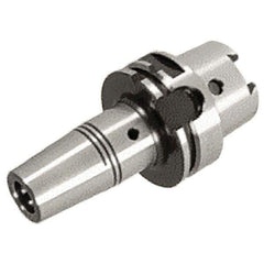 Iscar - 1" Hole Diam, HSK63A Taper Shank Shrink Fit Tool Holder & Adapter - 4.528" Projection, 1.73" Nose Diam, 2.28" Clamping Depth, 25,000 RPM, Through Coolant - Exact Industrial Supply