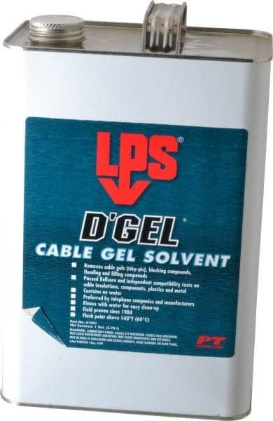 LPS - 1 Gal Bottle Cable Cleaner - Liquid, Citrus & Petroleum Distillate, Unscented - Top Tool & Supply