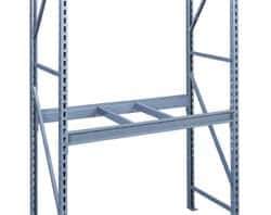 Tennsco - 10,000 Lb Capacity Bulk Storage Welded Rack End - 1-3/4" Wide x 72" High x 48" Deep x 1-3/4" Thick, Medium Gray - Top Tool & Supply