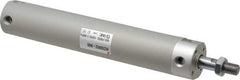 SMC PNEUMATICS - 1-1/4" Bore Double Acting Air Cylinder - 1/8 Port, 7/16-20 Rod Thread, 140 Max psi, 40 to 140°F - Top Tool & Supply