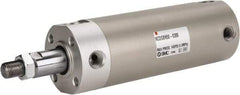 SMC PNEUMATICS - 2" Bore Double Acting Air Cylinder - 1/4 Port, 1/2-20 Rod Thread, 140 Max psi, 40 to 140°F - Top Tool & Supply