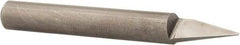 Onsrud - 30° Incl Angle, 1/4" Shank Diam, 2" OAL, 0.03" Cut Diam, Conical Engraving Cutter - 1/2" LOC, 0.03" Tip Diam, 1 Flute, Right Hand Cut, Solid Carbide, Uncoated - Top Tool & Supply