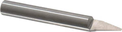 Onsrud - 30° Incl Angle, 1/4" Shank Diam, 1-1/2" OAL, 0.06" Cut Diam, Conical Engraving Cutter - 1/2" LOC, 0.06" Tip Diam, 1 Flute, Right Hand Cut, Solid Carbide, AlTiN Finish - Top Tool & Supply