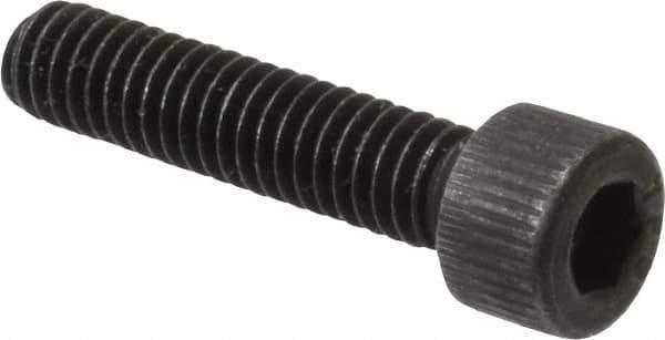 Value Collection - #6-40 UNF Hex Socket Drive, Socket Cap Screw - Alloy Steel, Black Oxide Finish, Fully Threaded, 5/8" Length Under Head - Top Tool & Supply