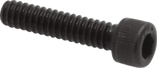 Value Collection - #6-32 UNC Hex Socket Drive, Socket Cap Screw - Alloy Steel, Black Oxide Finish, Fully Threaded, 5/8" Length Under Head - Top Tool & Supply