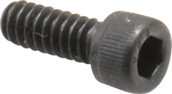 Value Collection - #10-24 UNC Hex Socket Drive, Socket Cap Screw - Alloy Steel, Black Oxide Finish, Fully Threaded, 1/2" Length Under Head - Top Tool & Supply