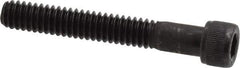 Value Collection - 1/4-20 UNC Hex Socket Drive, Socket Cap Screw - Alloy Steel, Black Oxide Finish, Partially Threaded, 1-3/4" Length Under Head - Top Tool & Supply