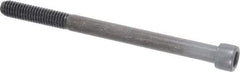 Value Collection - 3/8-16 UNC Hex Socket Drive, Socket Cap Screw - Alloy Steel, Black Oxide Finish, Partially Threaded, 5" Length Under Head - Top Tool & Supply