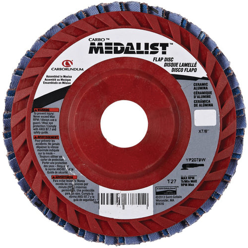 7″ × 5/8″-11 36 Grit Flap Disc - Top Tool & Supply