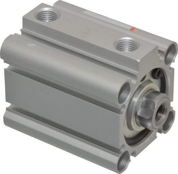 SMC PNEUMATICS - 1" Stroke x 1-1/4" Bore Double Acting Air Cylinder - 1/8 Port, 5/16-24 Rod Thread, 145 Max psi, 15 to 160°F - Top Tool & Supply