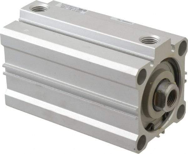 SMC PNEUMATICS - 2-15/16" Stroke x 2" Bore Double Acting Air Cylinder - 1/4 Port, 1/2-20 Rod Thread, 145 Max psi, 15 to 160°F - Top Tool & Supply