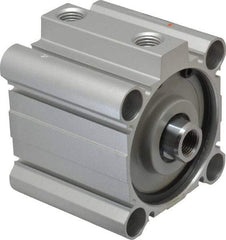 SMC PNEUMATICS - 1" Stroke x 2-1/2" Bore Double Acting Air Cylinder - 1/4 Port, 1/2-20 Rod Thread, 145 Max psi, 15 to 160°F - Top Tool & Supply