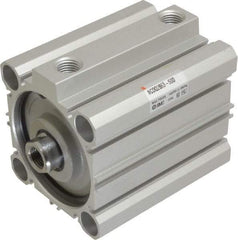 SMC PNEUMATICS - 1-15/16" Stroke x 2-1/2" Bore Double Acting Air Cylinder - 1/4 Port, 1/2-20 Rod Thread, 145 Max psi, 15 to 160°F - Top Tool & Supply