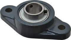 Value Collection - 1" ID, 2-11/16" OAW x 5-1/8" OAL x 2-11/16" OAH 2-Bolt High Temperature Flange Bearing - 1,740 Lb Static Cap, 3,100 Lb Dyn Cap, 3.891" Btw Mnt Hole Ctrs, 5/8" Base-to-Ctr Ht, Cast Iron - Top Tool & Supply