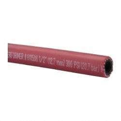 Eaton - 1/2" ID x 7/8" OD CTL Oil Resistant Air Hose - 300 Working psi, -40 to 160°F, Red - Top Tool & Supply