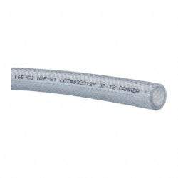 Eaton - 1/2" Inside x 3/4" Outside Diam, Food & Beverage Hose - 2" Bend Radius, Clear, 1' Long, 300' Coil Length - Top Tool & Supply