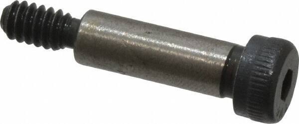 Value Collection - 1/4" Shoulder Diam x 3/4" Shoulder Length, #10-24 UNC, Hex Socket Shoulder Screw - 8 Alloy Steel, Uncoated, 0.357 to 3/8" Head Diam - Top Tool & Supply