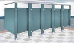 Bradley - Washroom Partition Steel Door - 23-5/8 Inch Wide x 58 Inch High, ADA Compliant Stall Compatibility, Warm Gray - Top Tool & Supply