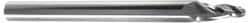 Onsrud - 1/8" Cutting Diam x 1" Length of Cut, 2 Flute, Upcut Spiral Router Bit - Uncoated, Right Hand Cut, Solid Carbide, 3" OAL x 1/4" Shank Diam, Ball End Taper - Top Tool & Supply